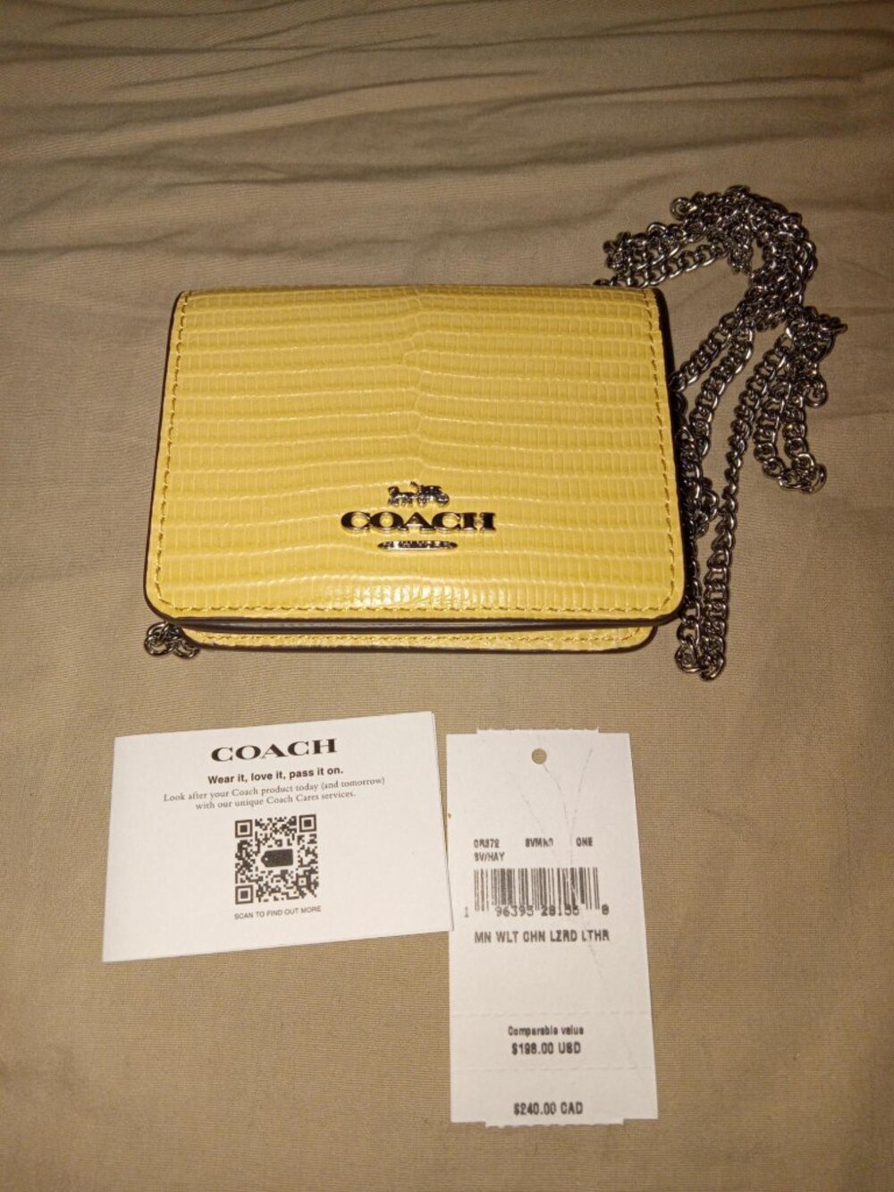 Coach Chain Wallet